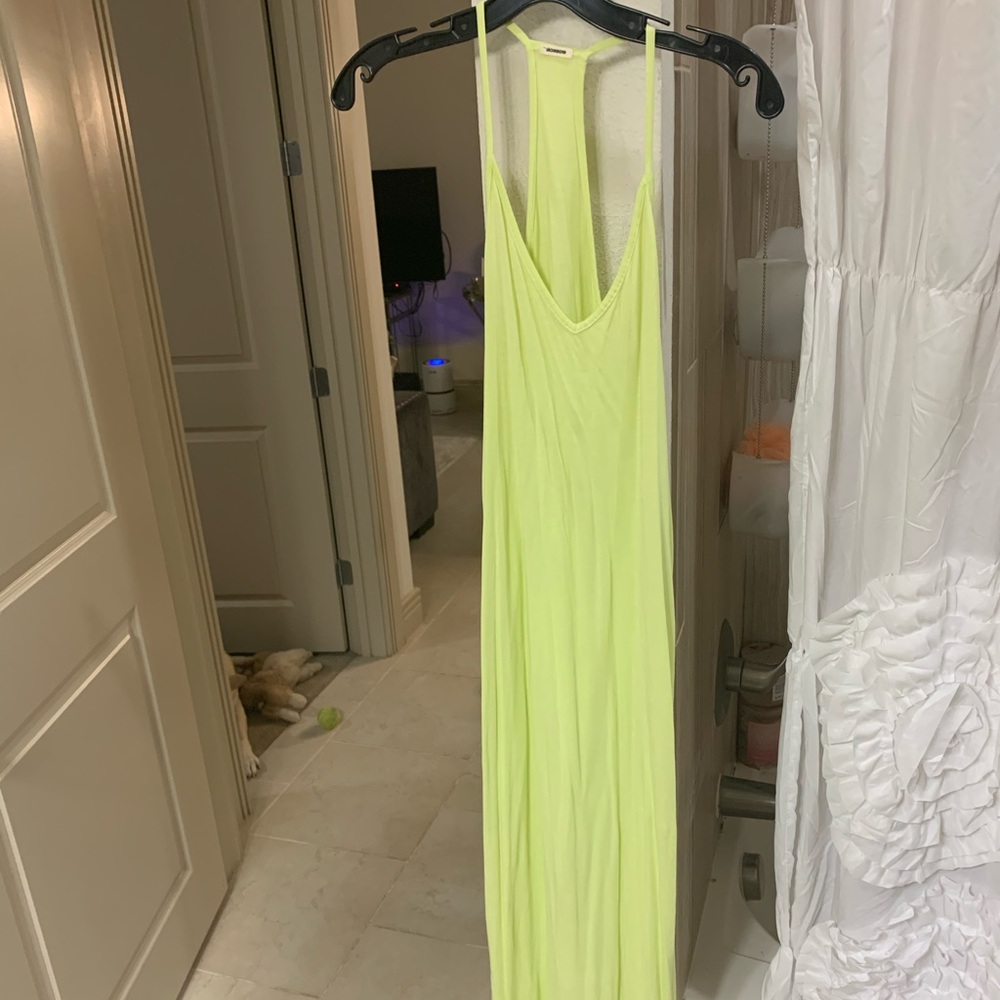 Neon maxi dress size S